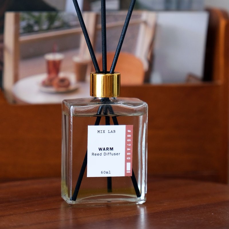 MIX LAB 居家空間擴香瓶 60ml - 香氛/精油/擴香 - 琉璃 白色