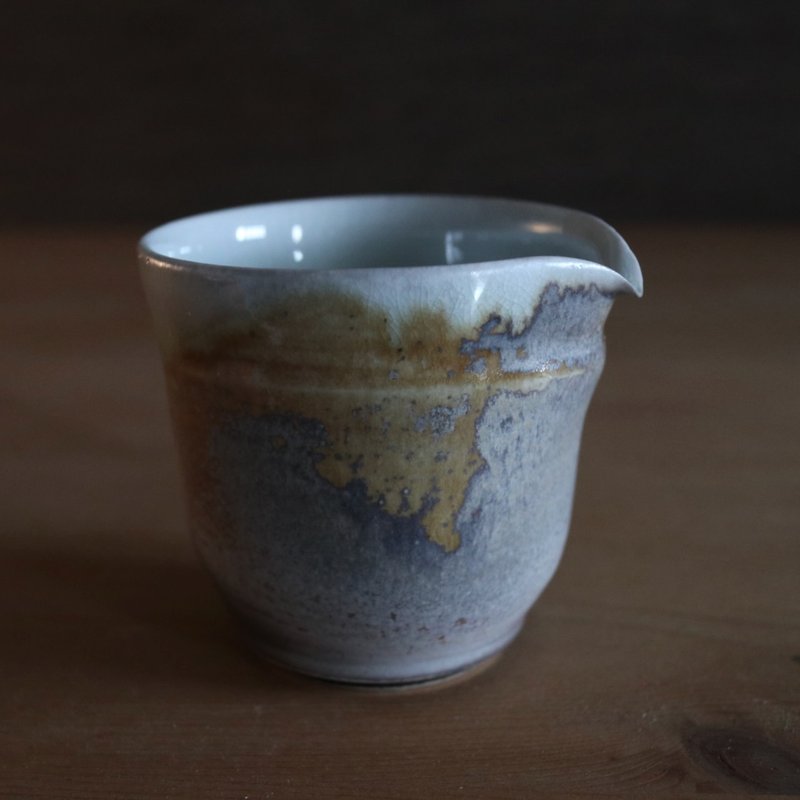 Wood-Fired Graduated Tea Cup 145ml - ถ้วย - เครื่องลายคราม สีส้ม