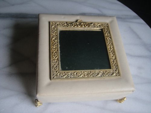 Old Time OLD-TIME] Early second-hand Japanese Shiseido jewelry box