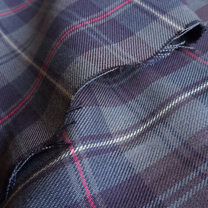 經典 墨綠 蘇格蘭格紋 中厚度 斜紋布 １碼 - 編織/刺繡/羊毛氈/縫紉 - 棉．麻 綠色