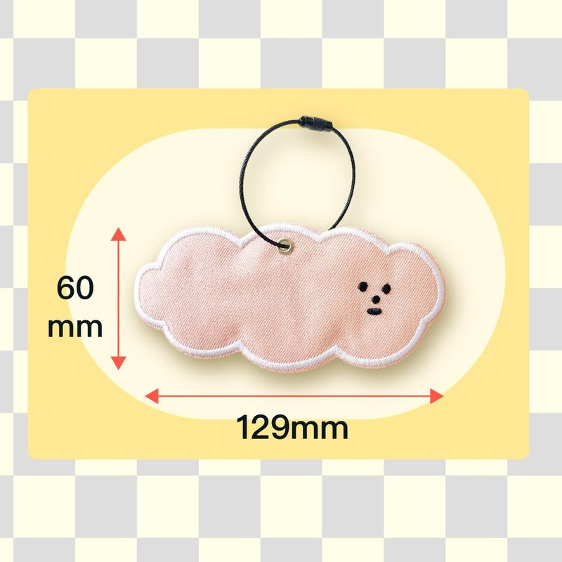 Huge embroidered pendant | Xiaoyun - Knitting, Embroidery, Felted Wool & Sewing - Thread Pink