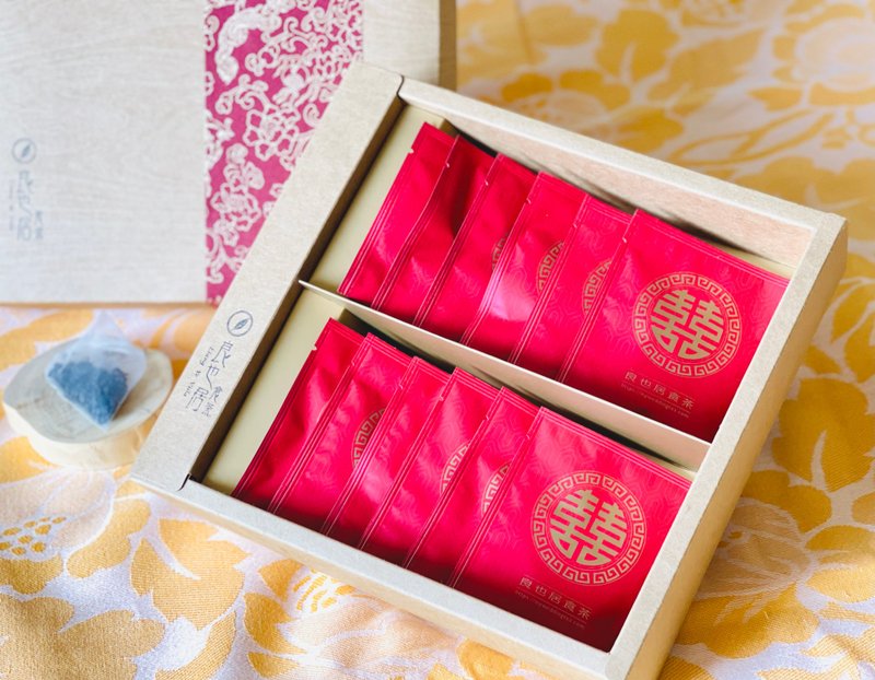 囍 Tea Gift Box - Deer Honey Black Tea Original Leaf Tea Bags 12pcs - เค้กและของหวาน - อาหารสด 