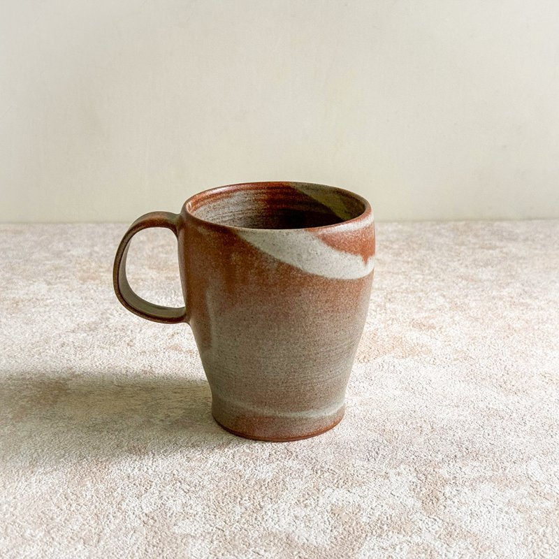 【Shen Mu Series】Hand Cup - แก้วมัค/แก้วกาแฟ - ดินเผา สีนำ้ตาล