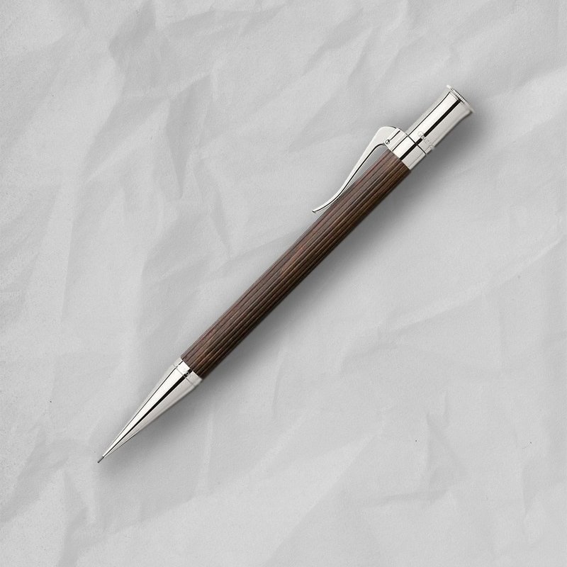 【Graf von Faber-Castell】經典系列非洲黑木0.7MM自動鉛筆 - 鉛筆/自動鉛筆 - 木頭 黑色