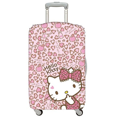 LOQI LOQI 行李箱外套│Hello Kitty 豹紋M號