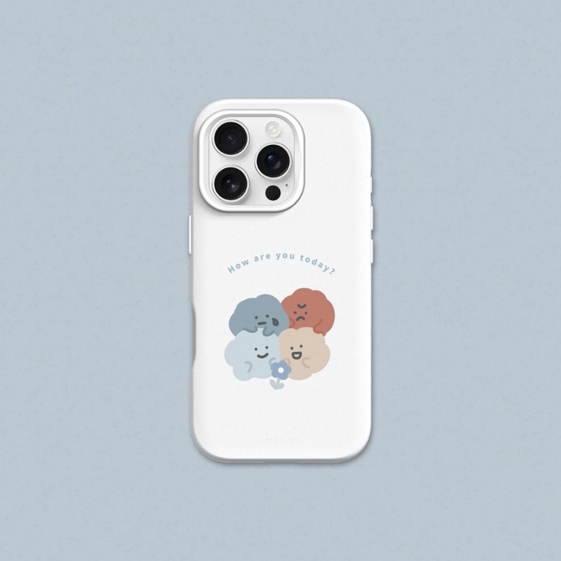 SolidSuit經典背蓋手機殼∣方坊系列/今天好嗎?for iPhone - 手機殼/手機套 - 塑膠 多色
