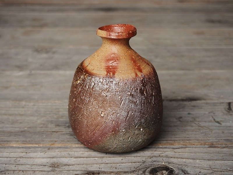 備前 徳利＿t-047 - 花瓶/花器 - 陶 咖啡色