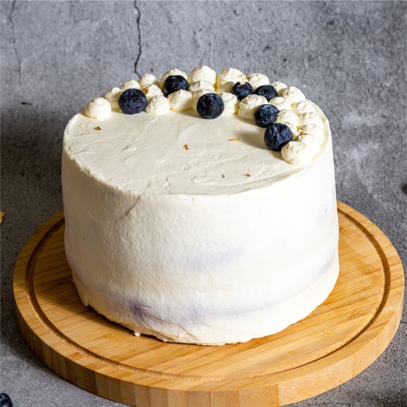 [Exclusive cake] Mother's Day cake/cream crescent/starch-free dessert/blueberry whipped cream - เค้กและของหวาน - อาหารสด 