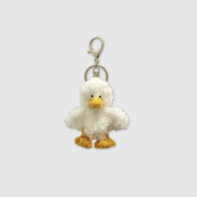 Duck keyring - 鑰匙圈/鑰匙包 - 壓克力 白色