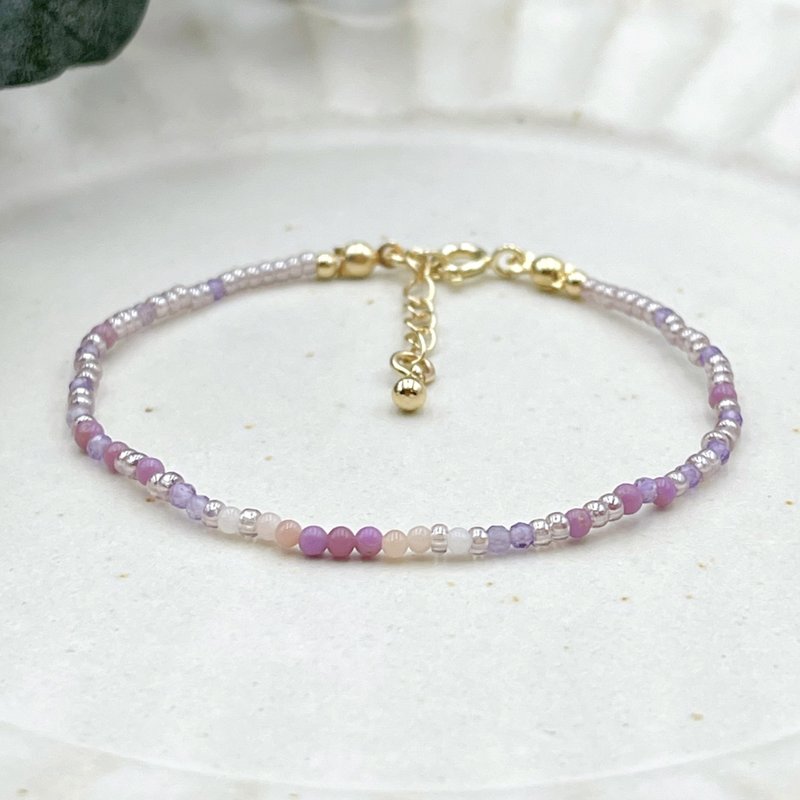 morning light | sunset glow - Bracelets - Crystal Purple