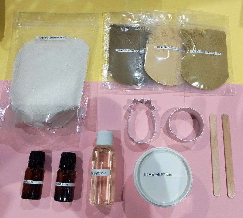 DIY 泡泡洗髮餅自學包 - 蠟燭/香氛/手工皂 - 其他材質 綠色