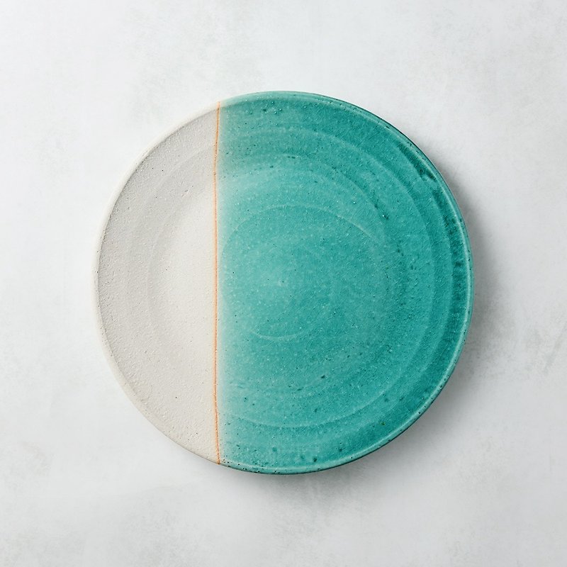 Minoyaki - Forest Shallow Plate L - Choice of Two (24.5 cm) - Plates & Trays - Porcelain Multicolor
