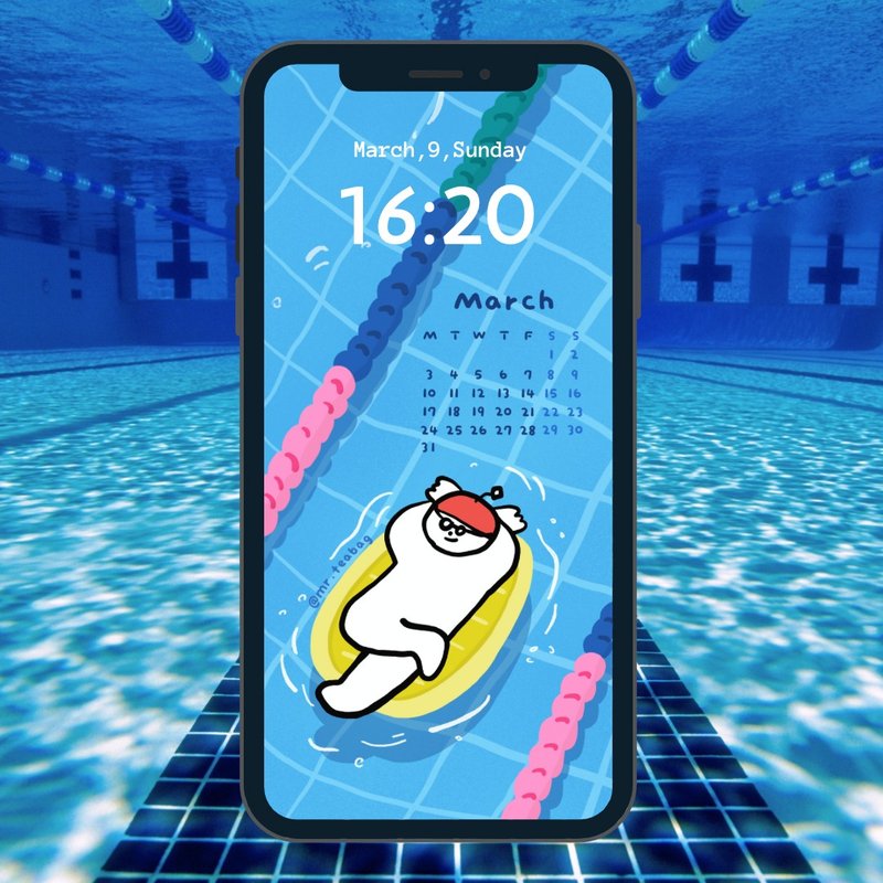 2025 三月桌布 | 水上白日夢 | 手機 | 電子檔 - 電腦手機桌布/貼圖/App 圖示 - 其他材質 