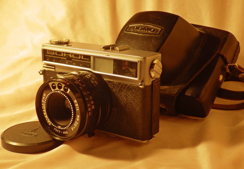 LOMO Sokol-Automat 35 毫米測距儀相機 Industar-70 2.8/50 毫米 - 相機/拍立得/底片相機 - 其他材質 