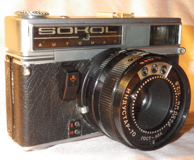 SOKOL INDUSTAR 70 レンジファインダーカメラ LOMO Sokol-Automat 35mm レンジファインダー カメラ Industar-70 2.8