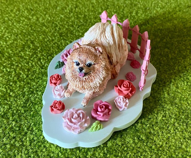 Pomeranian cake outlet topper