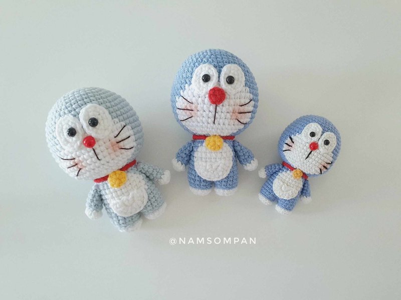 Digital Download - PDF | Crochet amigurumi Pattern Cat blue  | Thai / English - 其他數位商品 - 其他材質 