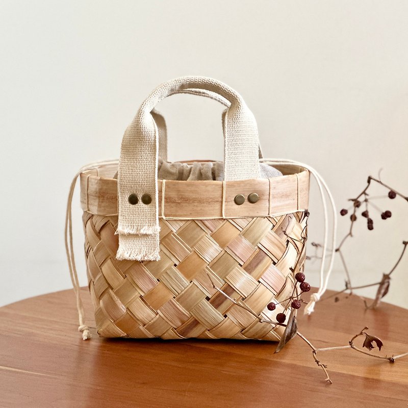 Banfang Yuetao Tote Bag-Small Style - Handbags & Totes - Plants & Flowers 