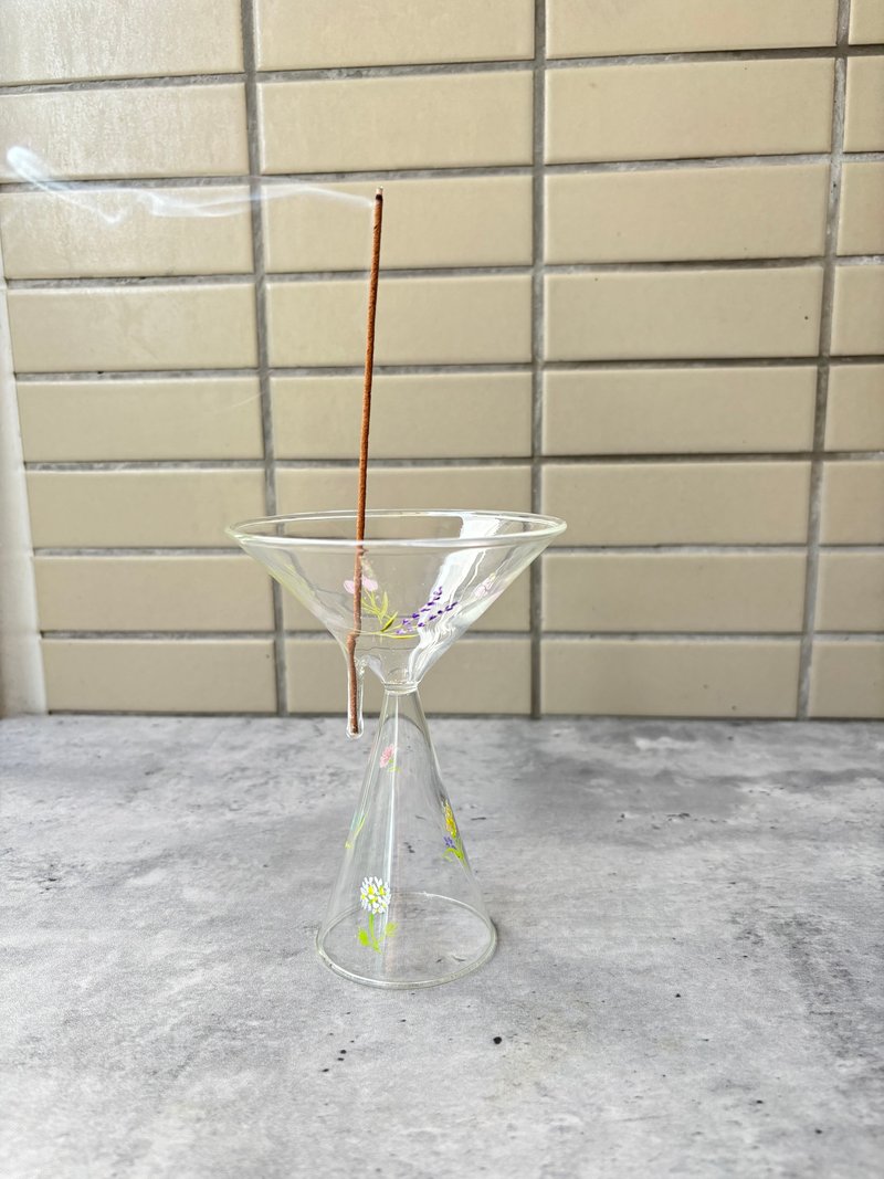 手繪玻璃香插 - 香氛/精油/擴香 - 玻璃 