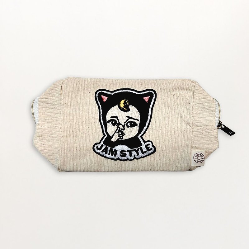 Patch pouch / Go Sadayuki! - Toiletry Bags & Pouches - Cotton & Hemp Pink