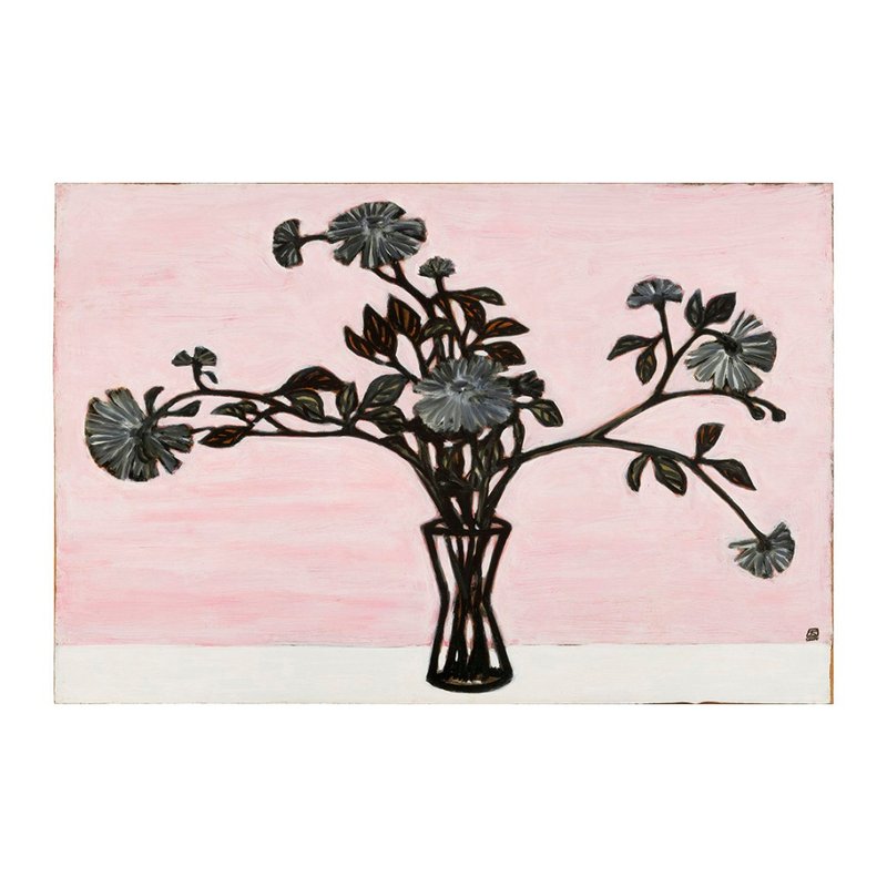 【藝術掛畫】粉底瓶梅  / 常玉 - 海報/掛畫/掛布 - 紙 粉紅色