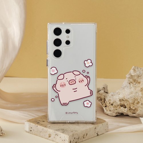 TOYSELECT 胖才可愛舞動肉呆防摔透明SAMSUNG手機殼