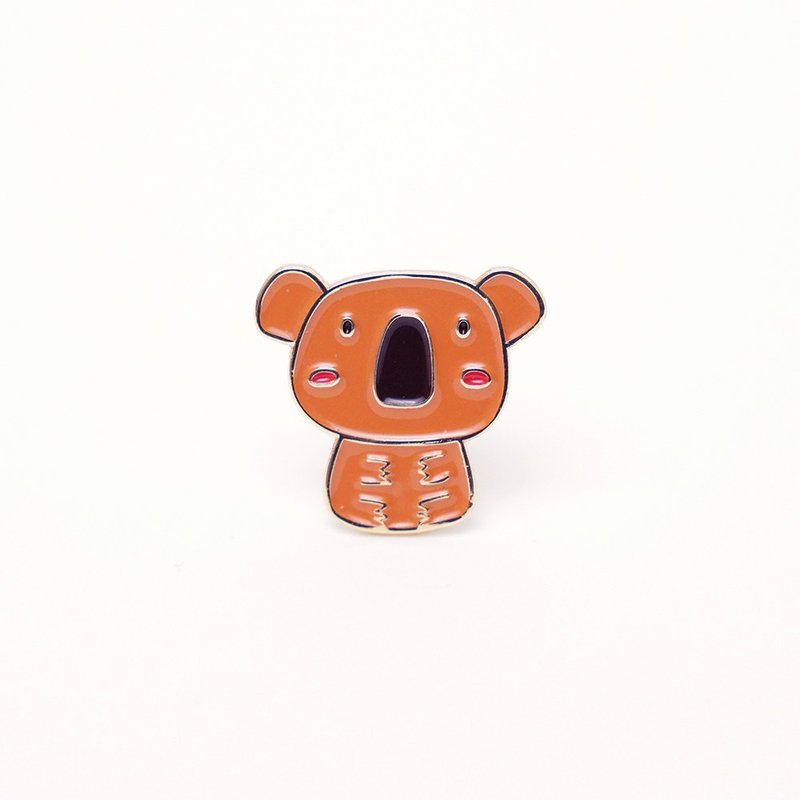 Koala Pin - Badges & Pins - Other Metals Brown