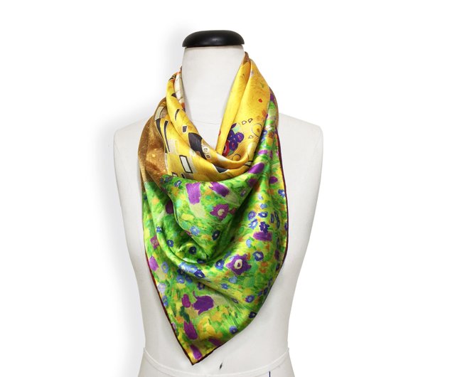 The Kiss Silk Scarf