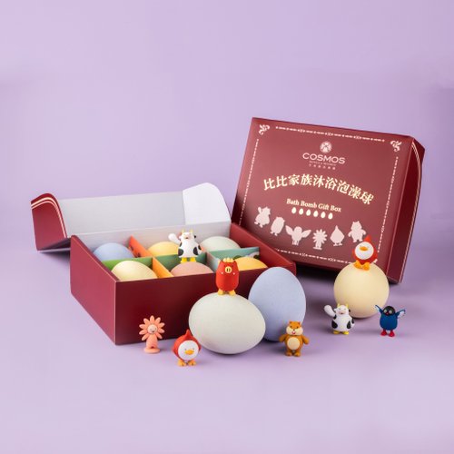 天成文旅 天成飯店集團 比比家族沐浴泡澡球(禮盒六入)