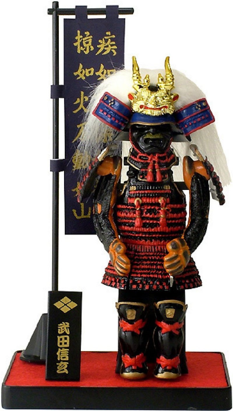 Japanese Warring States General SAMURAI Mini Armor MSJ Classic Collection - ของวางตกแต่ง - โลหะ หลากหลายสี