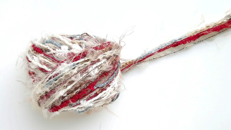 日本混合紗線　600公分 - 編織/刺繡/羊毛氈/縫紉 - 聚酯纖維 咖啡色