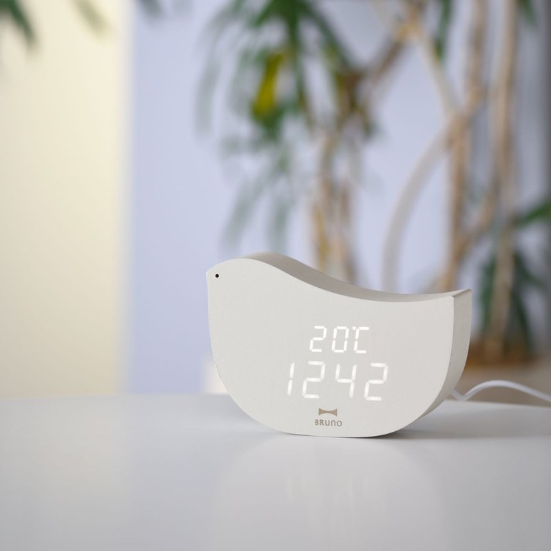 BRUNO 小鳥電子座枱鐘 BCA033-BIRD - 時鐘/鬧鐘 - 防水材質 