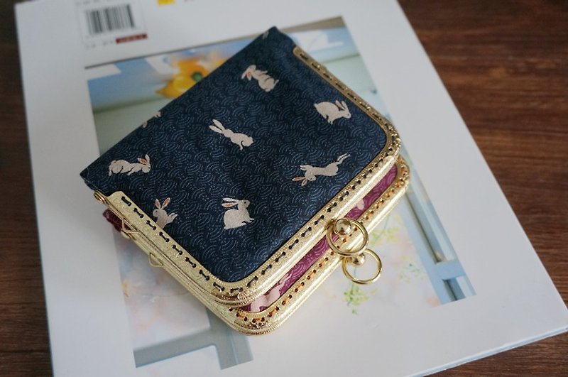 日本のスタイルと風レトロシンプルなカードのパッケージのギフト青海ボーユーウサギ便利なライト名刺ホルダー - その他 - コットン・麻 多色