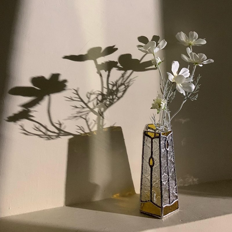 【Water drop flower device】Inlaid glass DIY • Handmade vase • Normal/retro - งานเซรามิก/แก้ว - วัสดุอื่นๆ 