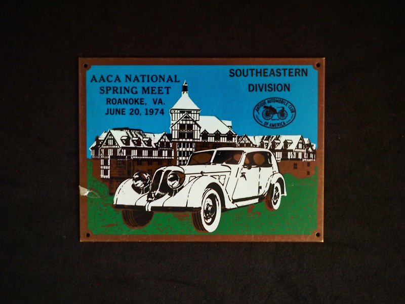 American antique car metal commemorative special series L section - ของวางตกแต่ง - โลหะ 