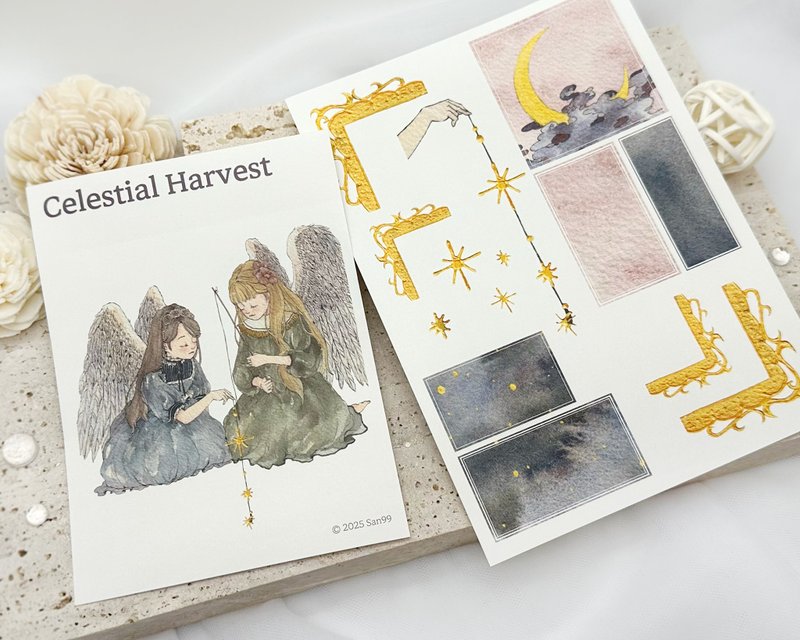 Celestial Harvest - 貼紙 - 紙 
