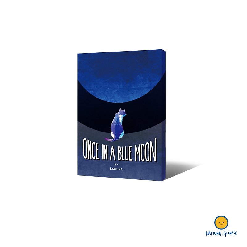 ONCE IN A BLUE MOON - Blue Moon Story short story - Indie Press - Paper Blue