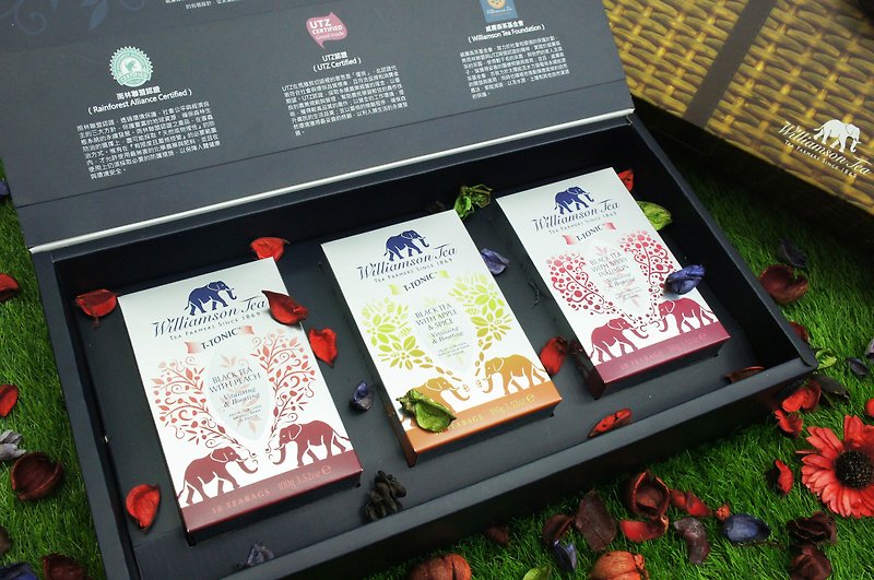 Romantic Fruity-Williamson Tea Gift Box - Tea - Fresh Ingredients Multicolor