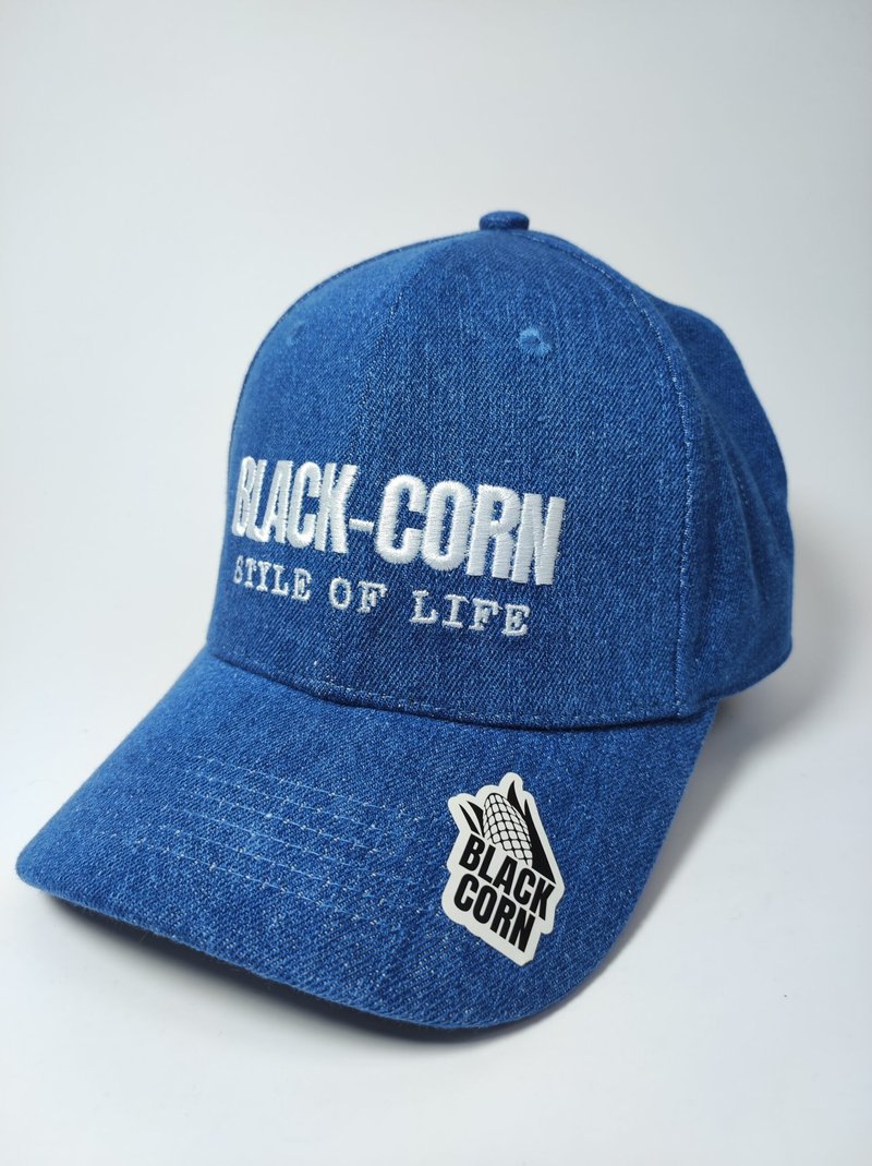 CAPTAIN CURVED ADJUSTABLE CAP 弧形可調節帽(GP230519NO1BL) - 帽子 - 棉．麻 
