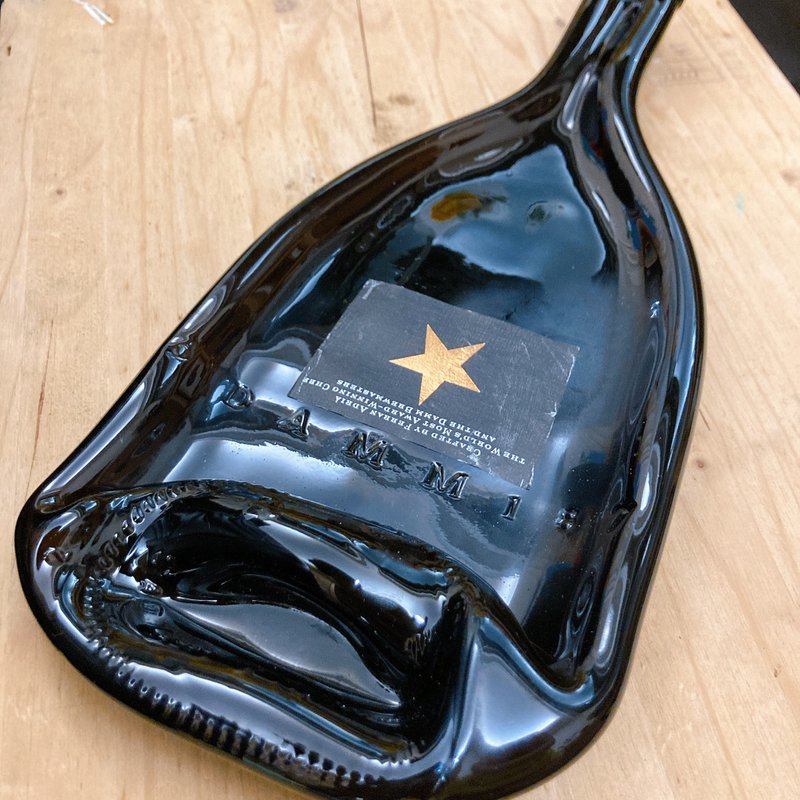 西班牙金星啤酒 ESTRELLA DAMM INEDIT BEER酒瓶吊飾 盛盤 - 吊飾/掛飾 - 玻璃 