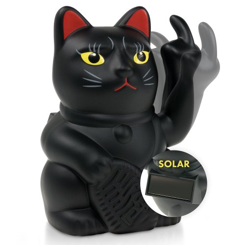 Collect Inc. 風格選品 ANGRY CAT 中指貓 (迷你款 / 太陽能)