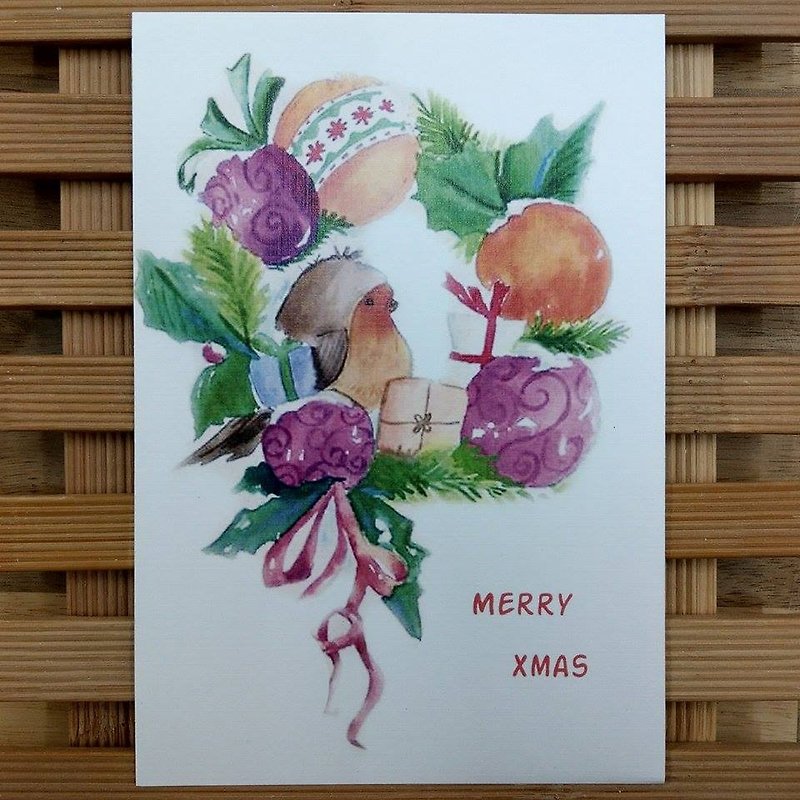プラネット楽しいクリスマスカード - カード・はがき - 紙 