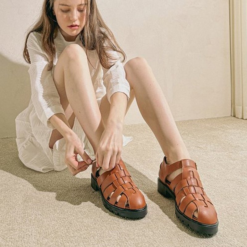 PRE-ORDER – MACMOC Emma Advanced Texture Loafer BROWN - รองเท้าอ็อกฟอร์ดผู้หญิง - วัสดุอื่นๆ ขาว