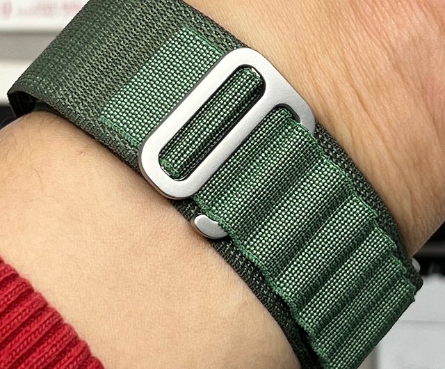 Apple Ultra, Alpine Shop Watchbands Green Apple Army - Loop Straps Watch 49mm Watch Band, - Pinkoi Eternitizzz Watch