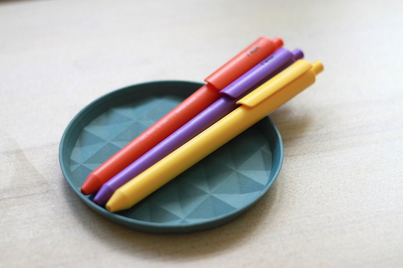 PREMEC Swiss Gum Pen Yellow Purple Orange Tricolor Combination - Ballpoint & Gel Pens - Plastic Purple