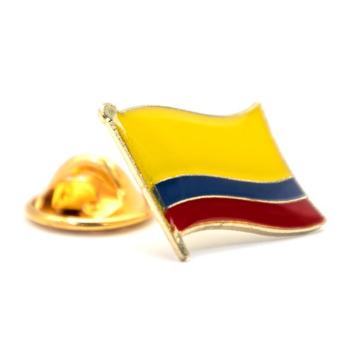 A-ONE Colombia 哥倫比亞國旗配飾 精美 國徽徽章 紀念飾品 國旗胸章 辨