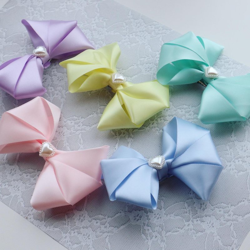 pretty ribbon for KAWAII - Hair Accessories - Cotton & Hemp Multicolor