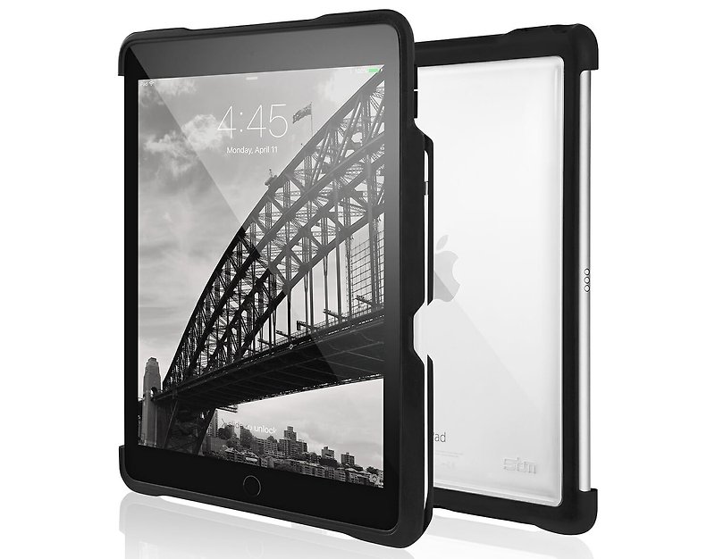 [STM] Dux Shell Duo iPad Air (third generation) 10.5-inch protective case (black) - Tablet & Laptop Cases - Plastic Black