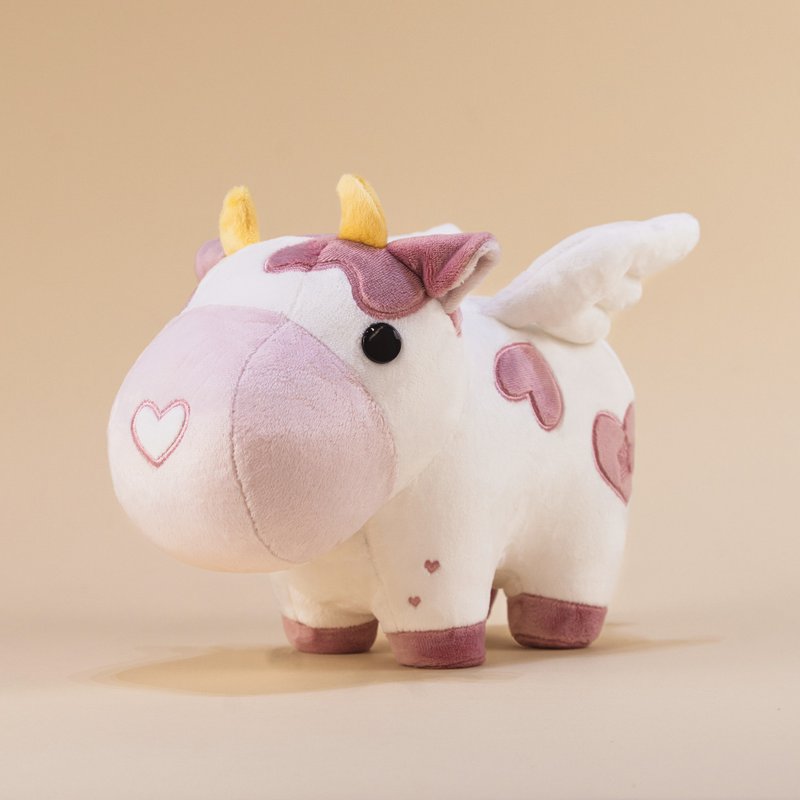 Bellzi | Valentine Mooi 情人節牛哞哞玩偶 - 公仔/玩偶 - 其他人造纖維 粉紅色