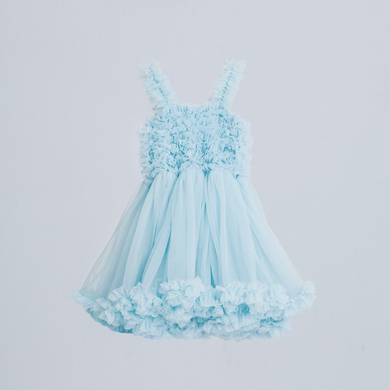 維納斯女神-天空藍 - 童裝禮服 - 聚酯纖維 藍色